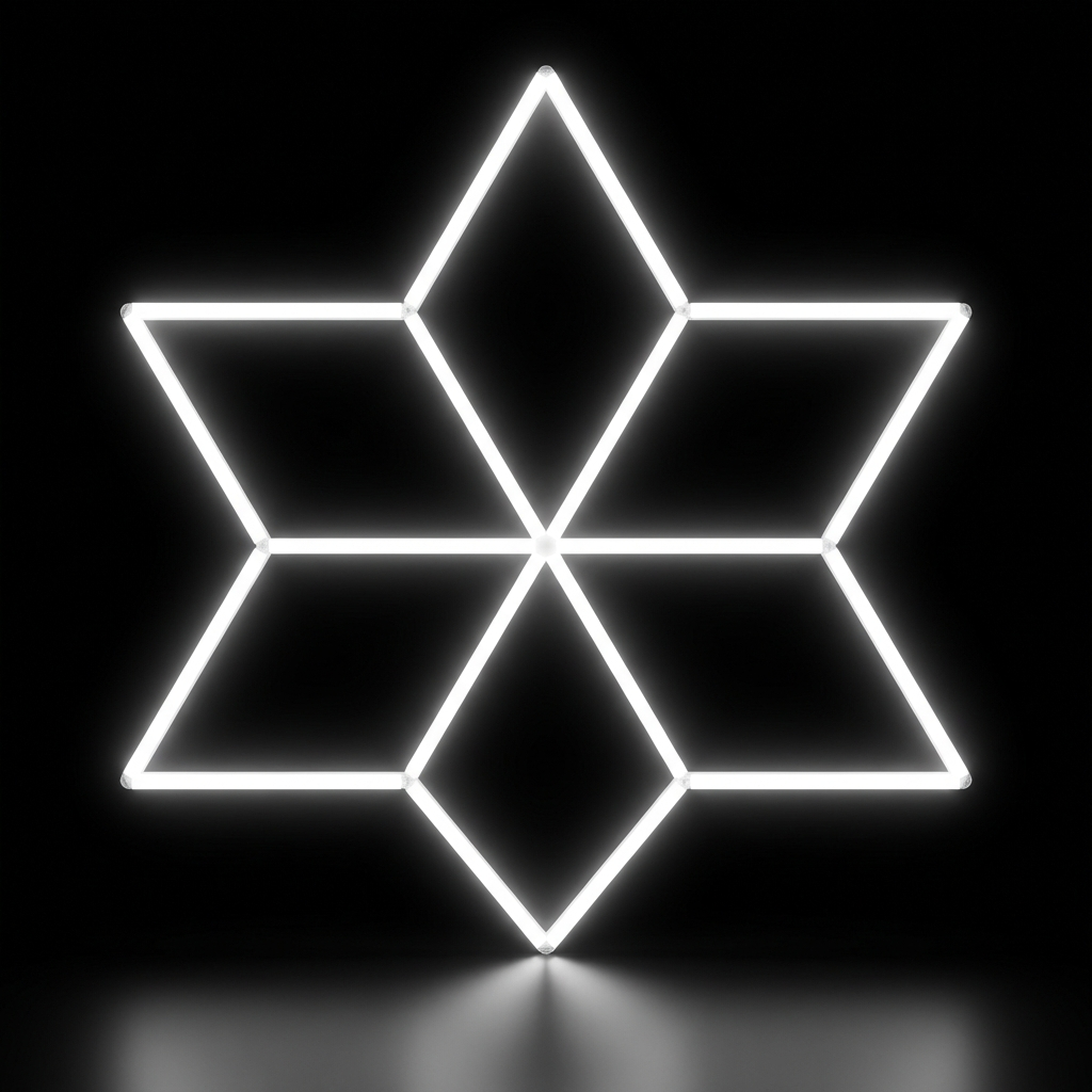 Hexagon LED 126W 6 honeycomb lumina rece produs