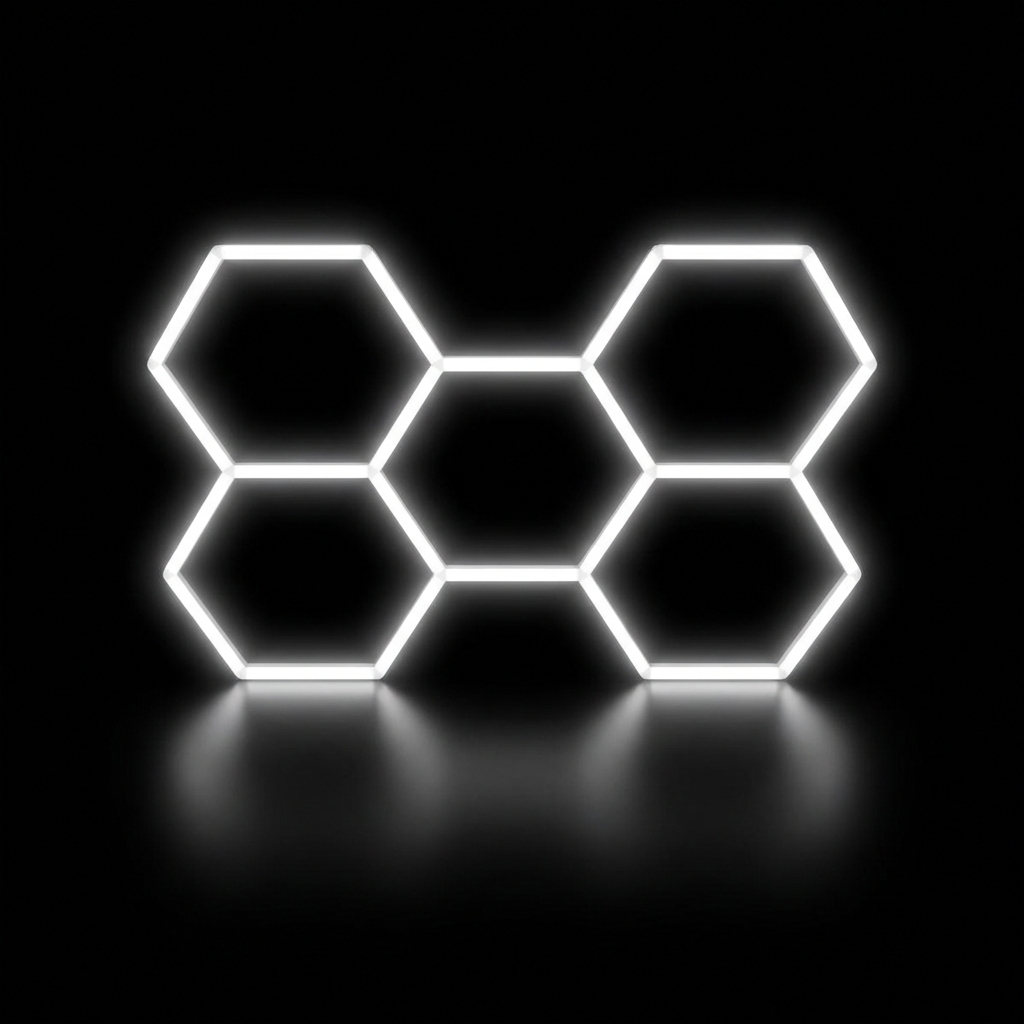 Hexagon LED 192W 5 honeycomb lumina rece produs