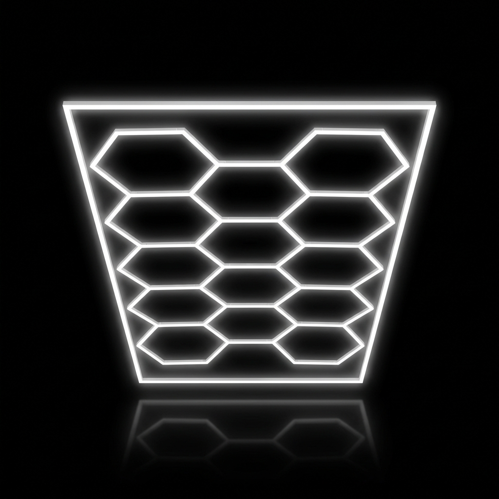 Hexagon LED 672W 14 honeycomb lumina rece produs